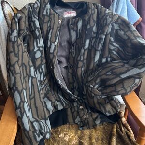 Women's Varsity Jacket - camouflage
